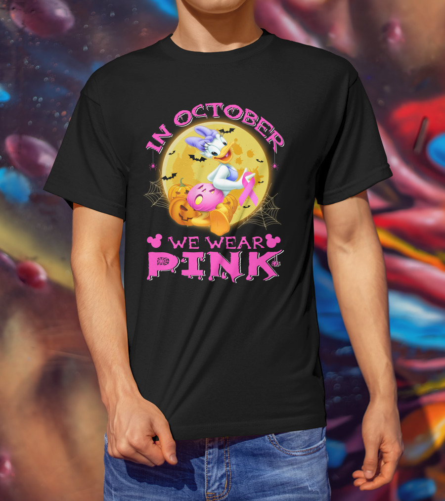 In October We Wear Pink Daisy T-Shirt