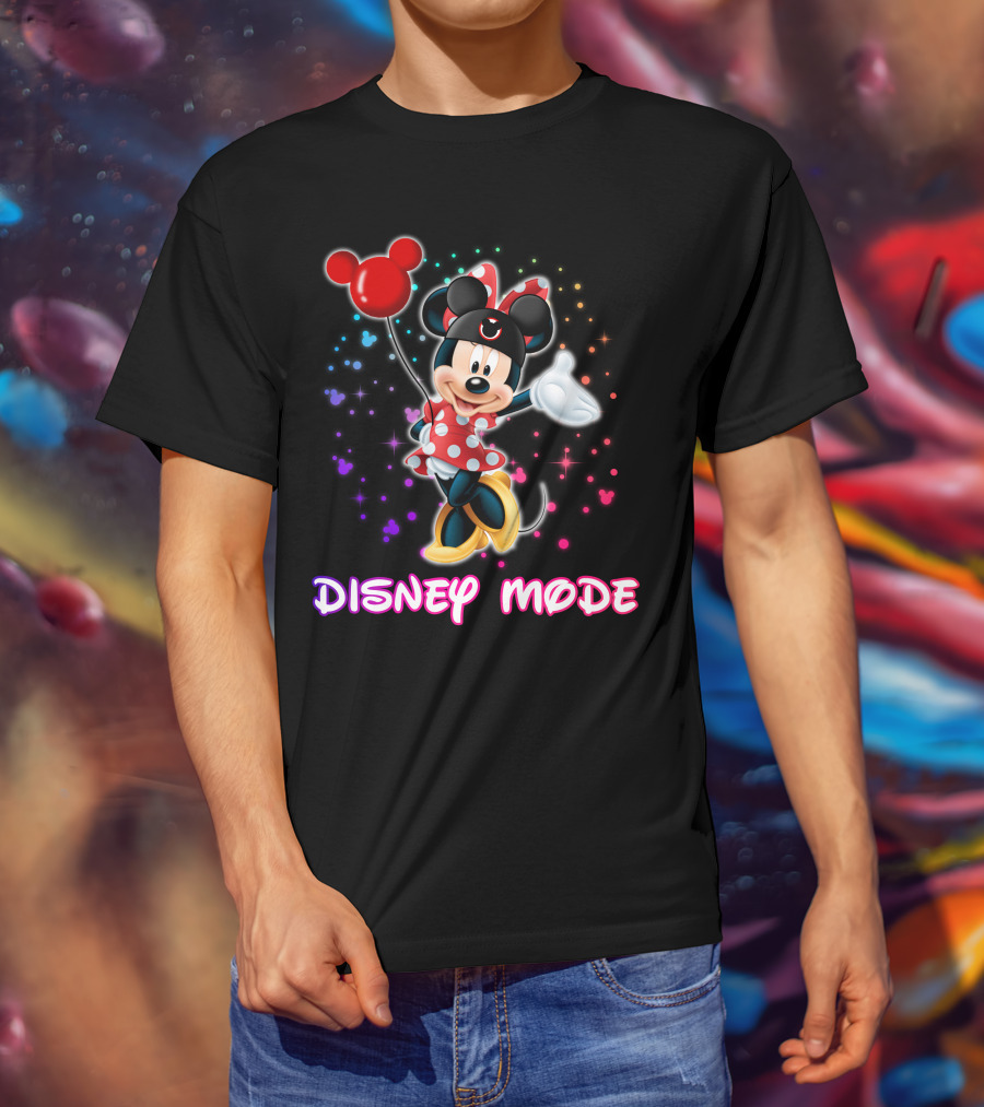 Disney Mode Minnie Mouse Balloon Cheerfulness Magic T-Shirt