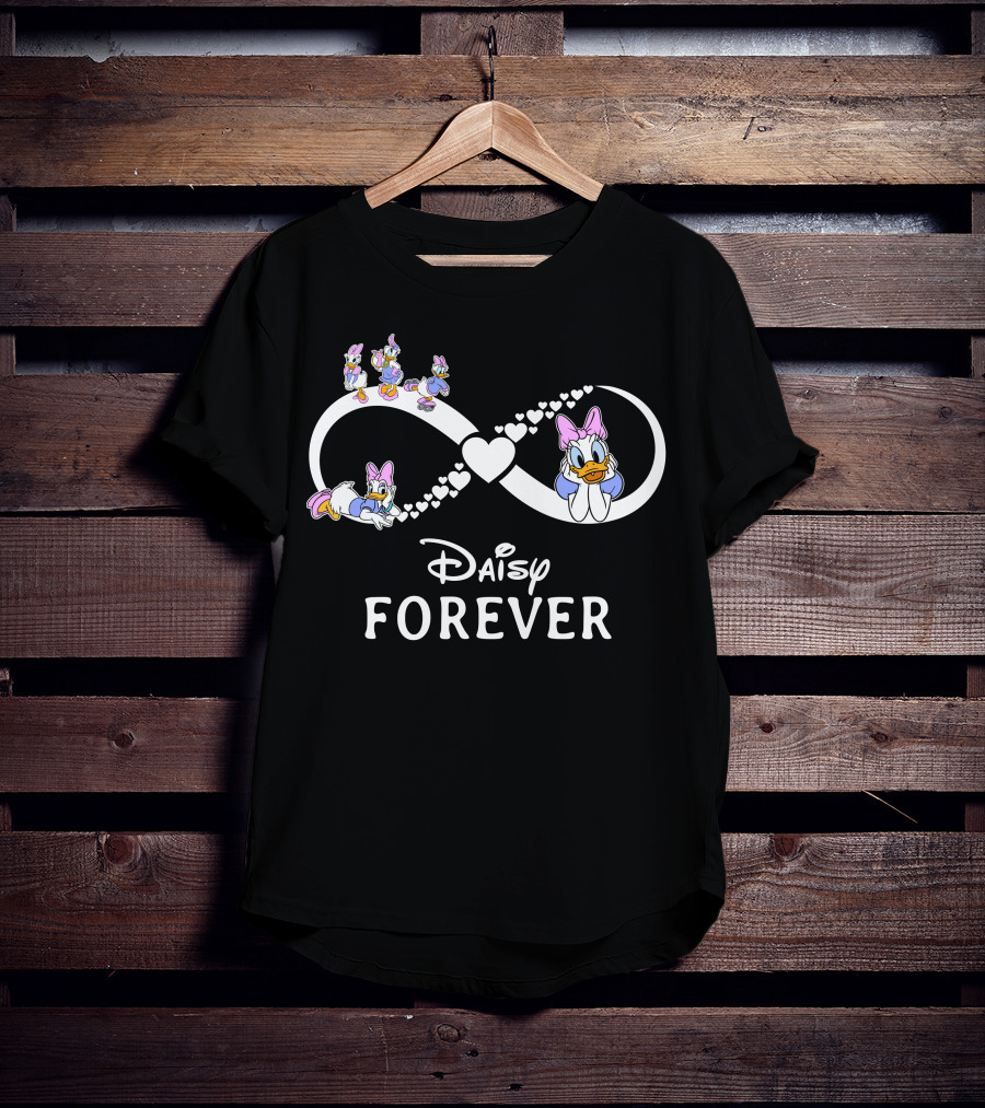 Daisy Forever Infinity Heart And Characters T-Shirt