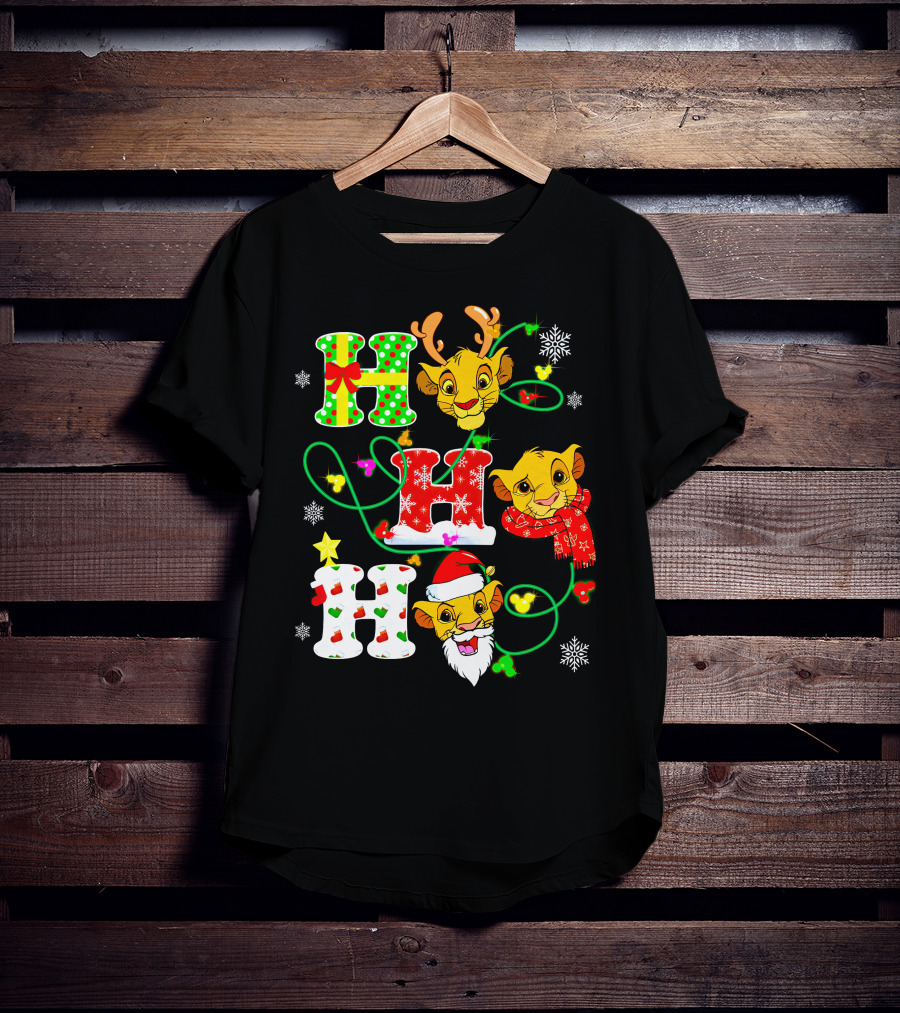 Ho Ho Ho Simba Christmas Holiday Magic T-Shirt