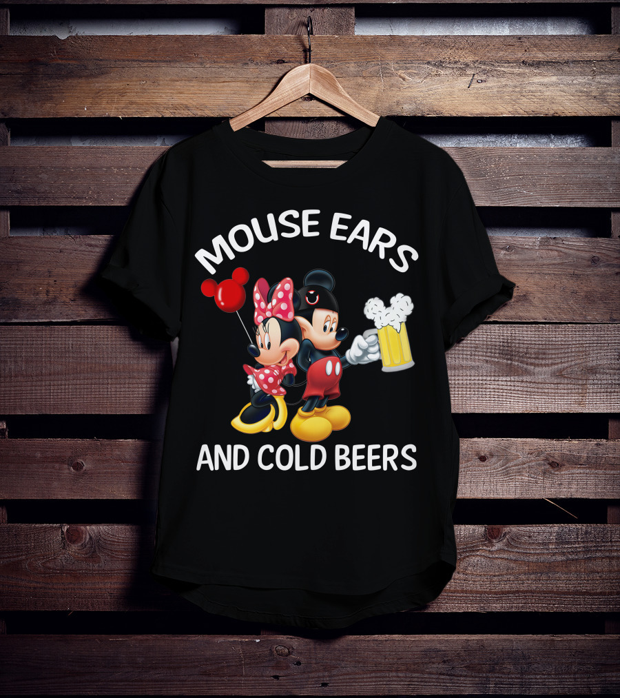 Mouse Ears And Cold Beers T-Shirt