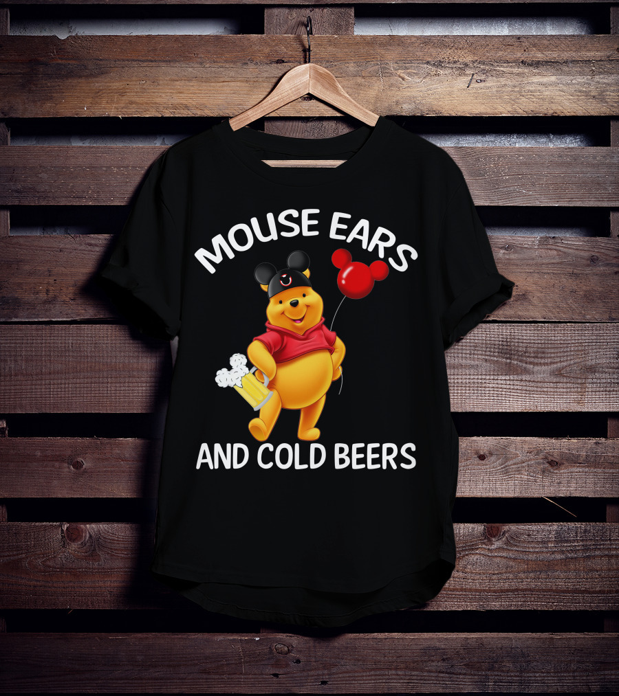 Mouse Ears And Cold Beers Balloon And Mug T-Shirt