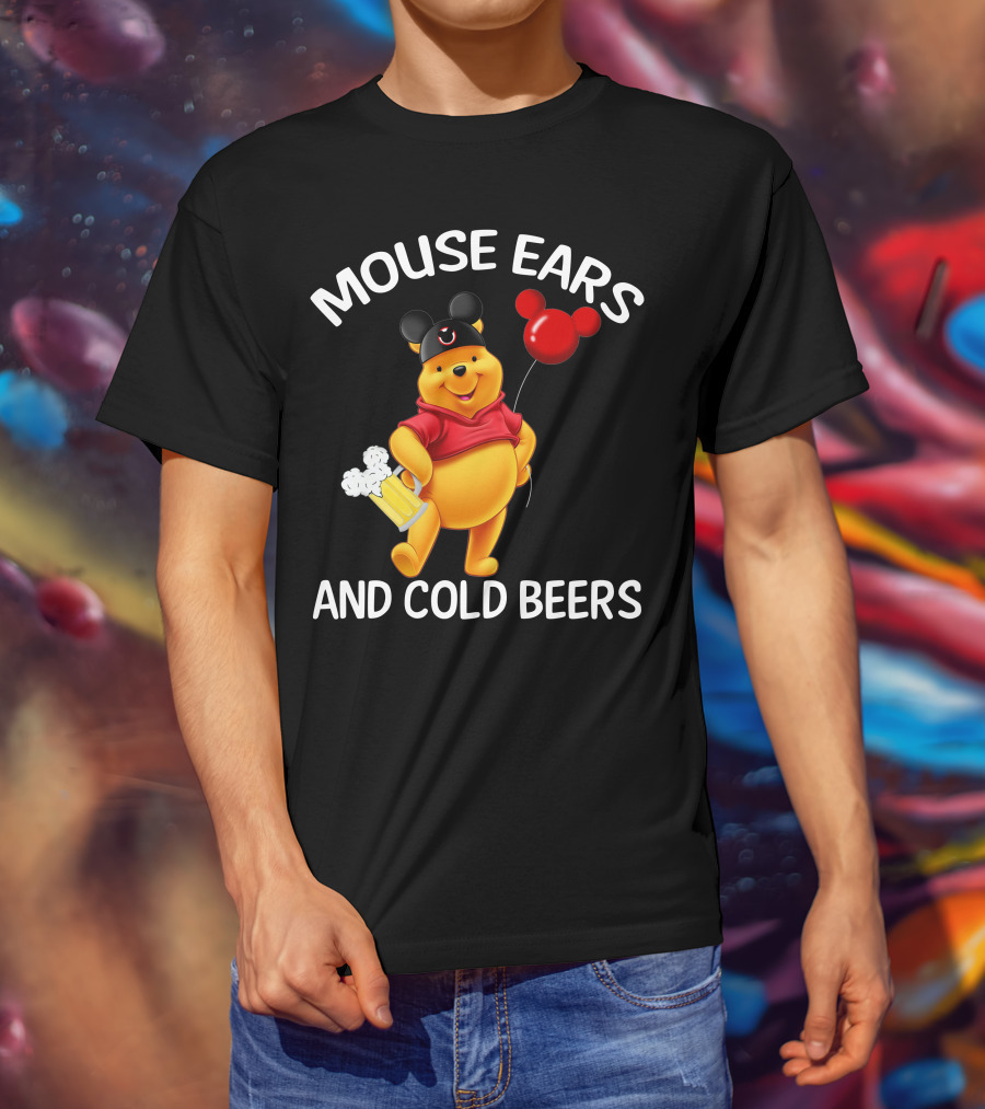 Mouse Ears And Cold Beers Balloon And Mug T-Shirt