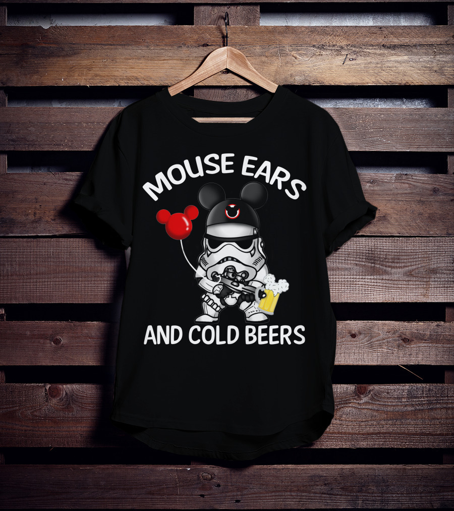 Mouse Ears And Cold Beers Stormtrooper T-Shirt