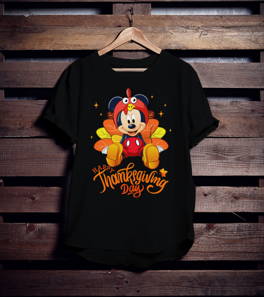 Mickey Happy Thanksgiving Day T-Shirt