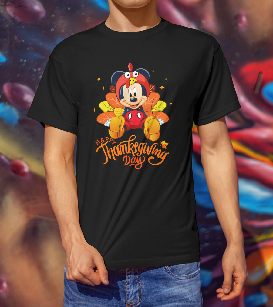Mickey Happy Thanksgiving Day T-Shirt