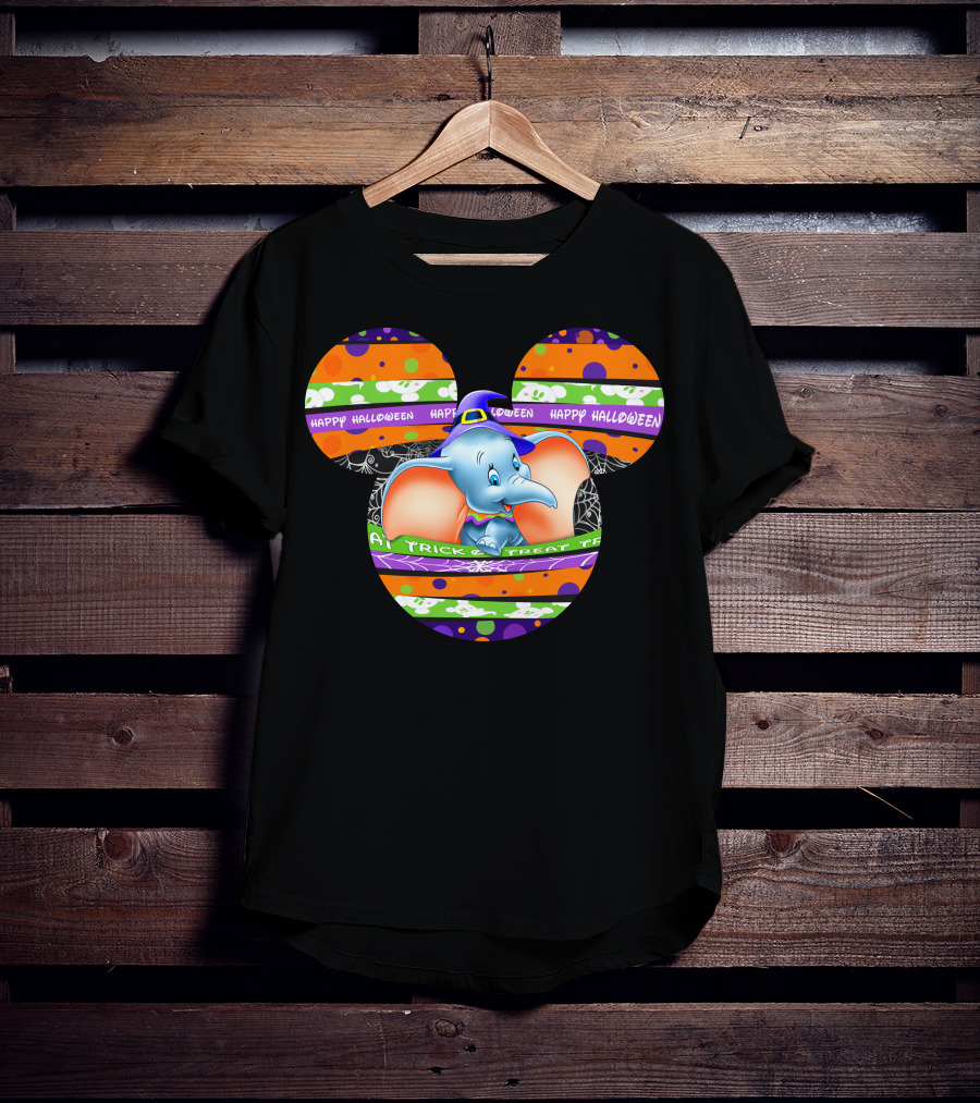 Dumbo Happy Halloween Mickey Trick Or Treat T-Shirt