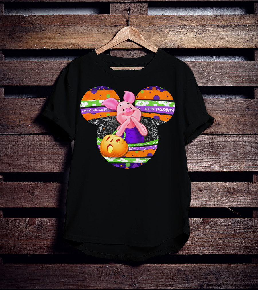 Piglet Happy Halloween Trick Or Treat T-Shirt