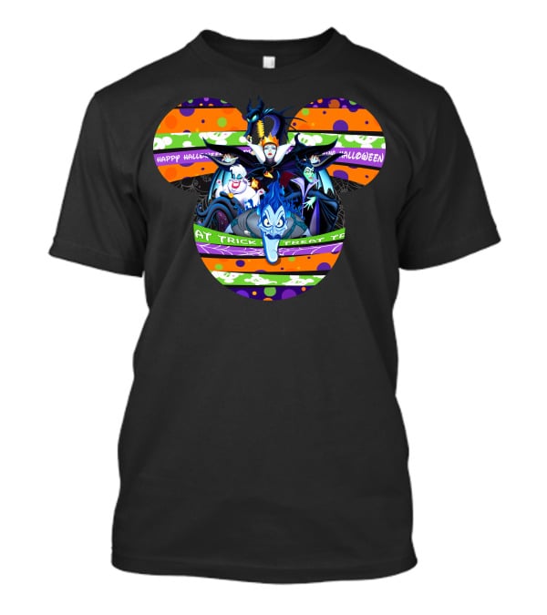 Happy Halloween Trick Or Treat Villains T-Shirt