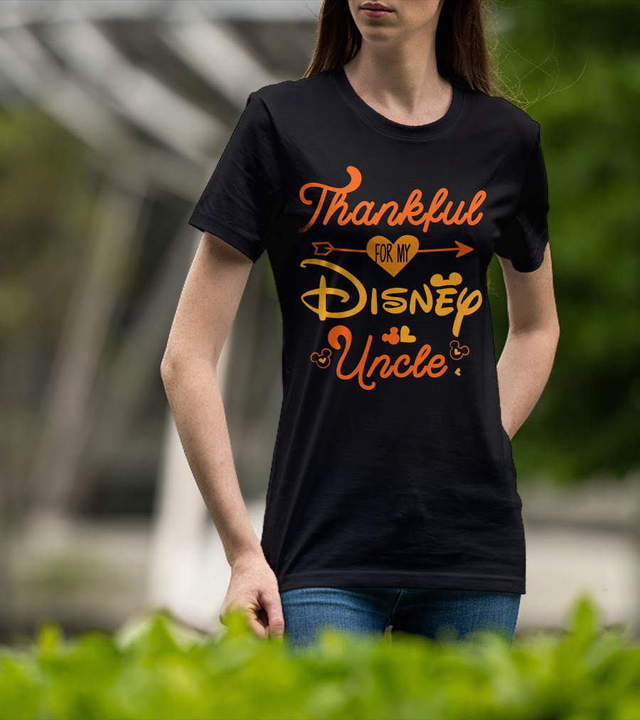 Thankful For My Disney Uncle Thanksgiving T-Shirt