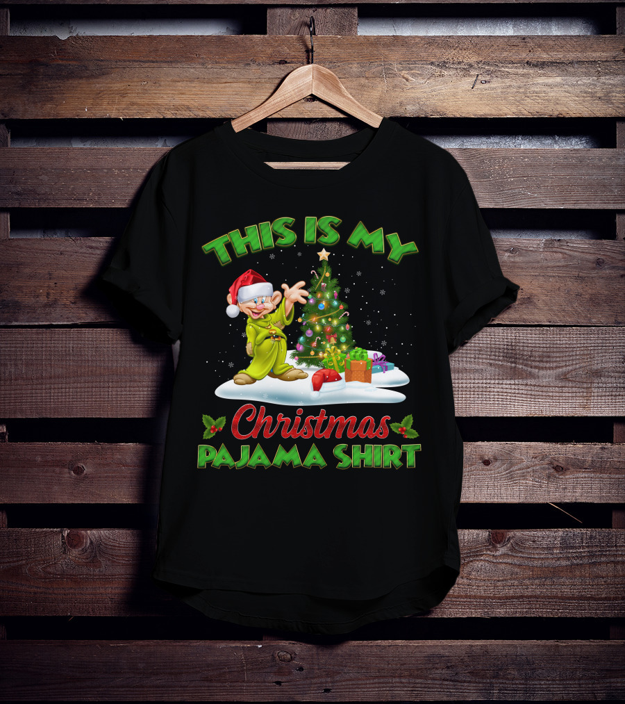 This Is My Christmas Pajama Shirt Dopey T-Shirt