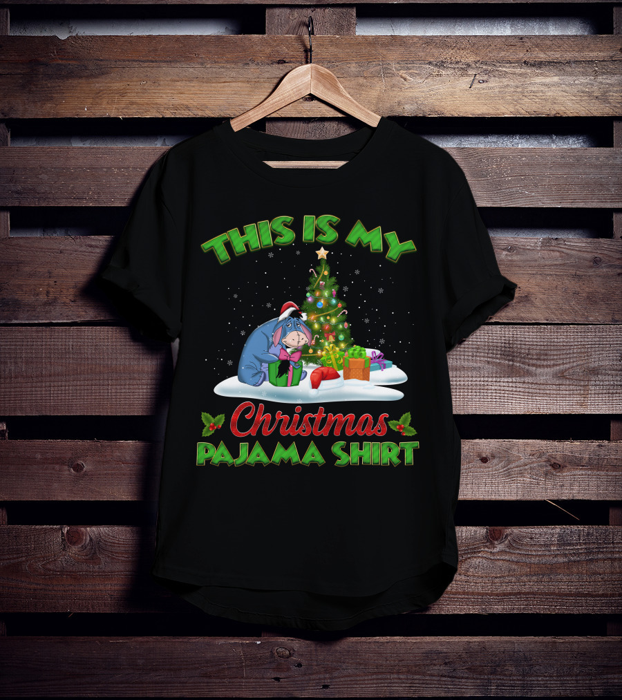 This Is My Christmas Pajama Shirt Eeyore T-Shirt