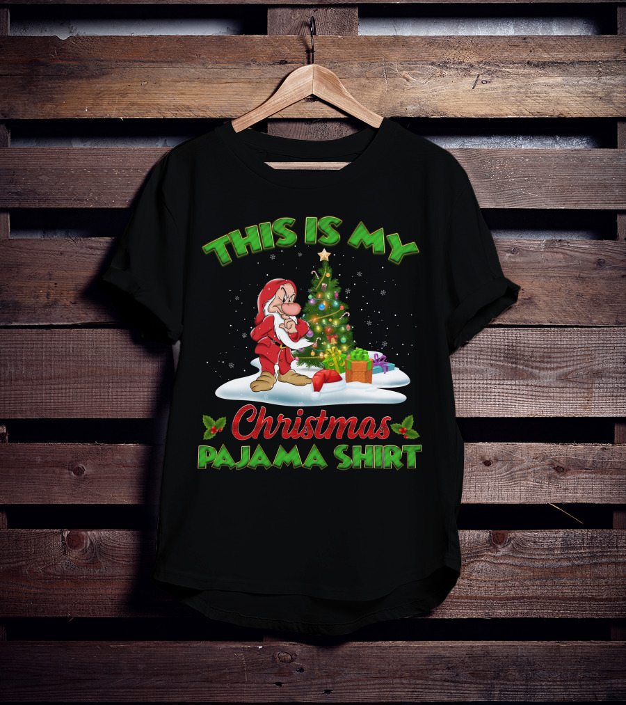 This Is My Grumpy Christmas Pajama T-Shirt