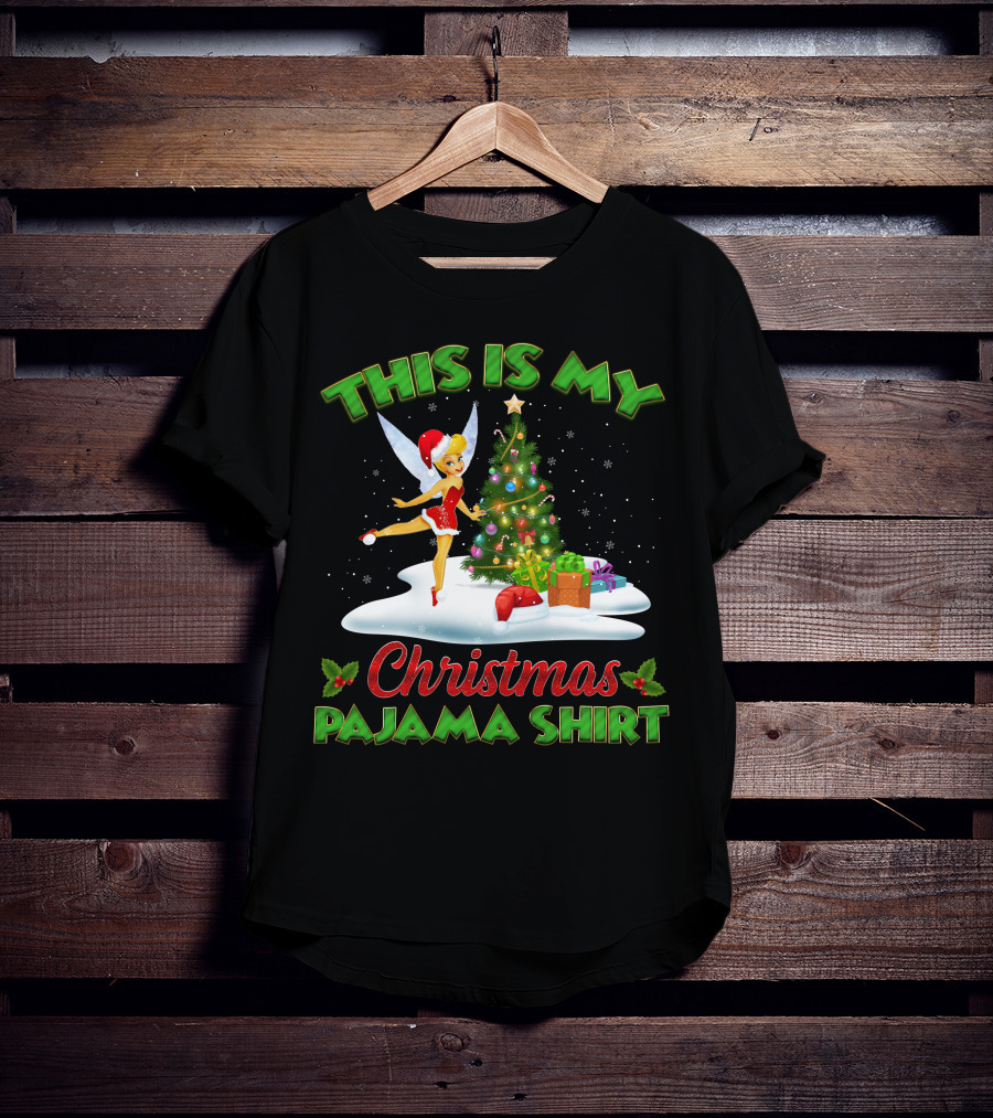 This Is My Christmas Pajama Shirt Tinker Bell T-Shirt