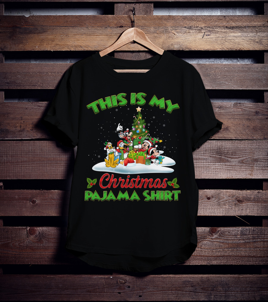 This Is My Christmas Pajama Shirt Mickey And Friend Christmas T-Shirt