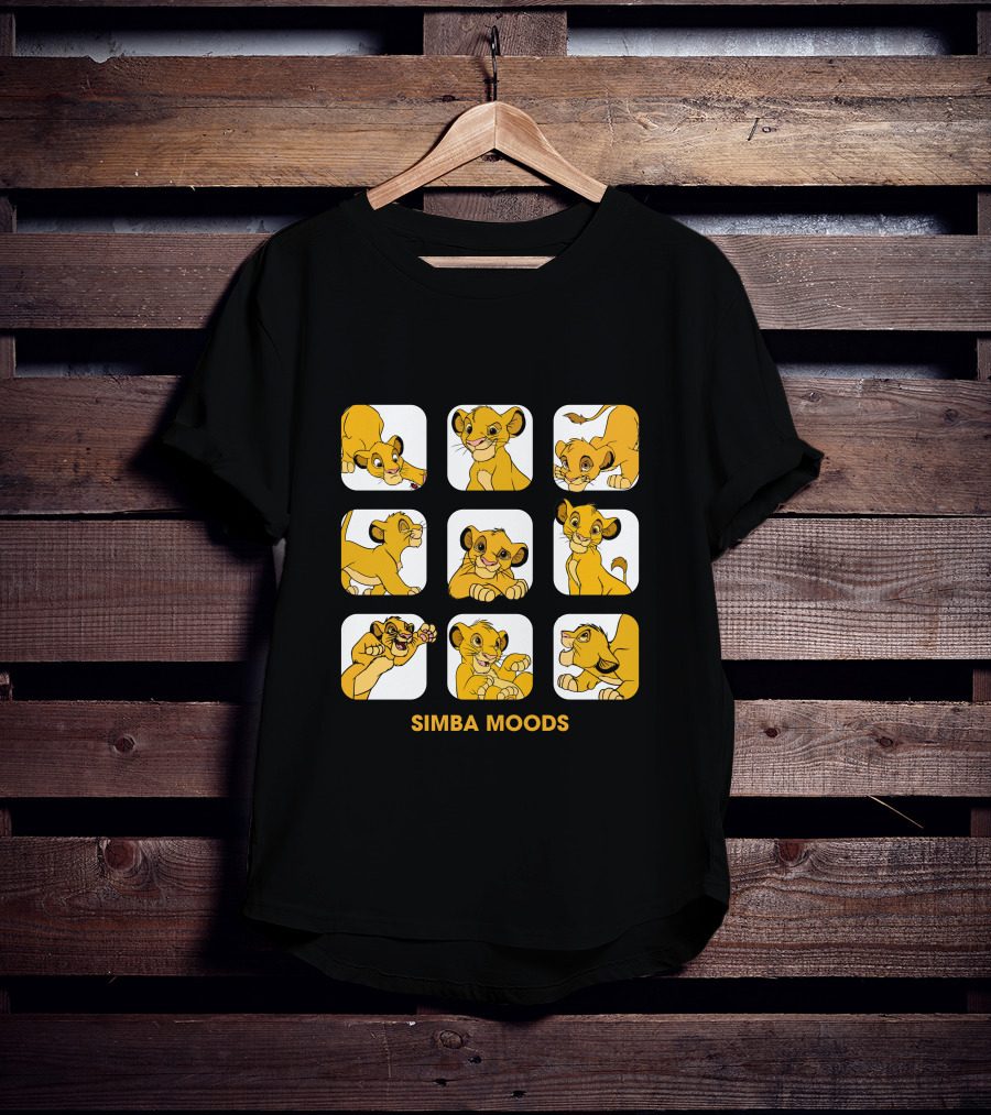 Simba Moods Character Expressions T-Shirt