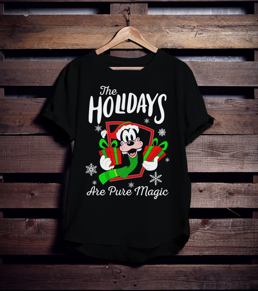 The Holidays Are Pure Magic Goofy Christmas T-Shirt