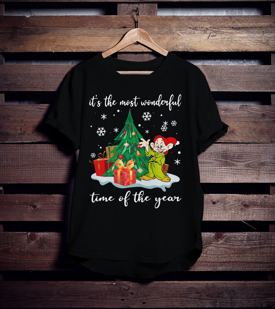It's The Most Wonderful Time Of The Year Dopey Christmas Celebration T-Shirt