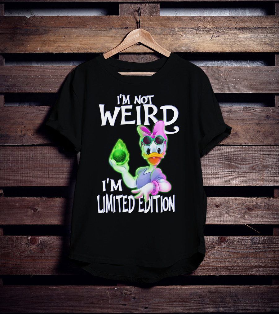 I'm Not Weird I'm Daisy Duck With Green Energy Sphere T-Shirt