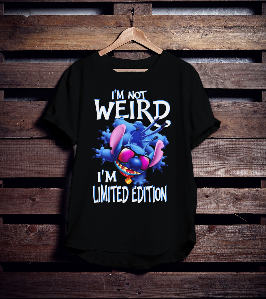 I'm Not Weird I'm Stitch Disney Character T-Shirt