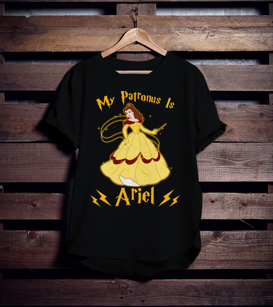 My Patronus Is Ariel Belle Disney Princesses Crossover T-Shirt
