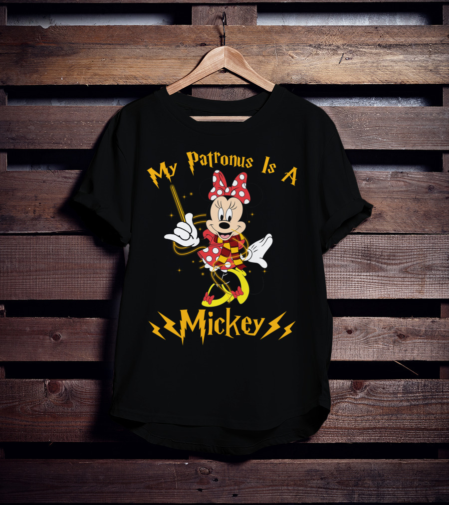 My Patronus Is A Mickey Minnie Magic Wand T-Shirt