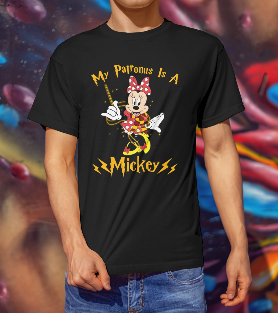 My Patronus Is A Mickey Minnie Magic Wand T-Shirt