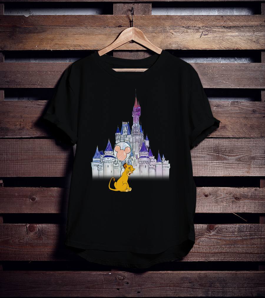 Simba Disney Castle Mickey Balloon T-Shirt