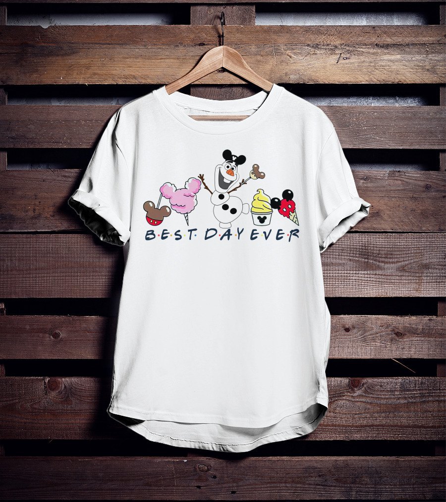 Olaf Best Day Ever Disney Treats T-Shirt