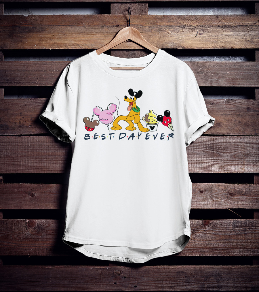 Pluto Best Day Ever Disney Treats T-Shirt