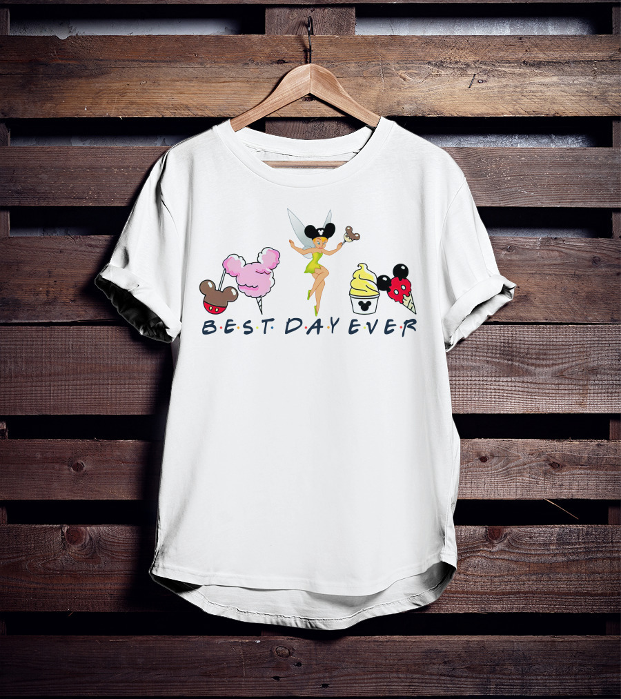 Best Day Ever Tinker Bell And Disney Treats T-Shirt
