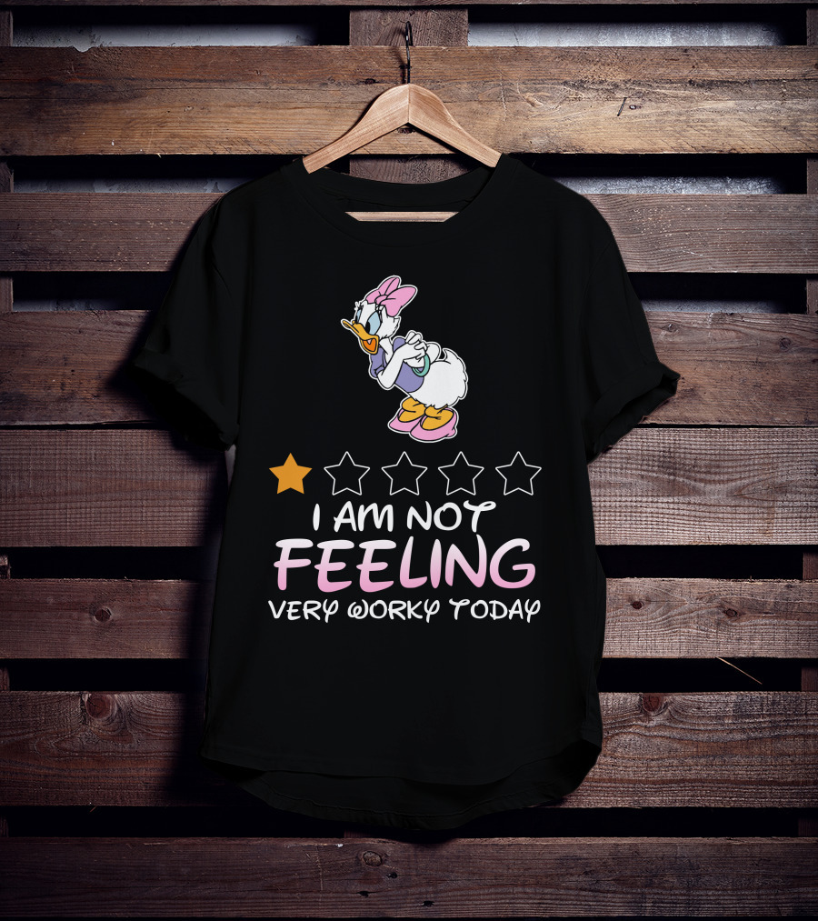 Daisy Duck I Am Not Feeling Very Worky Today One Star Rating T-Shirt