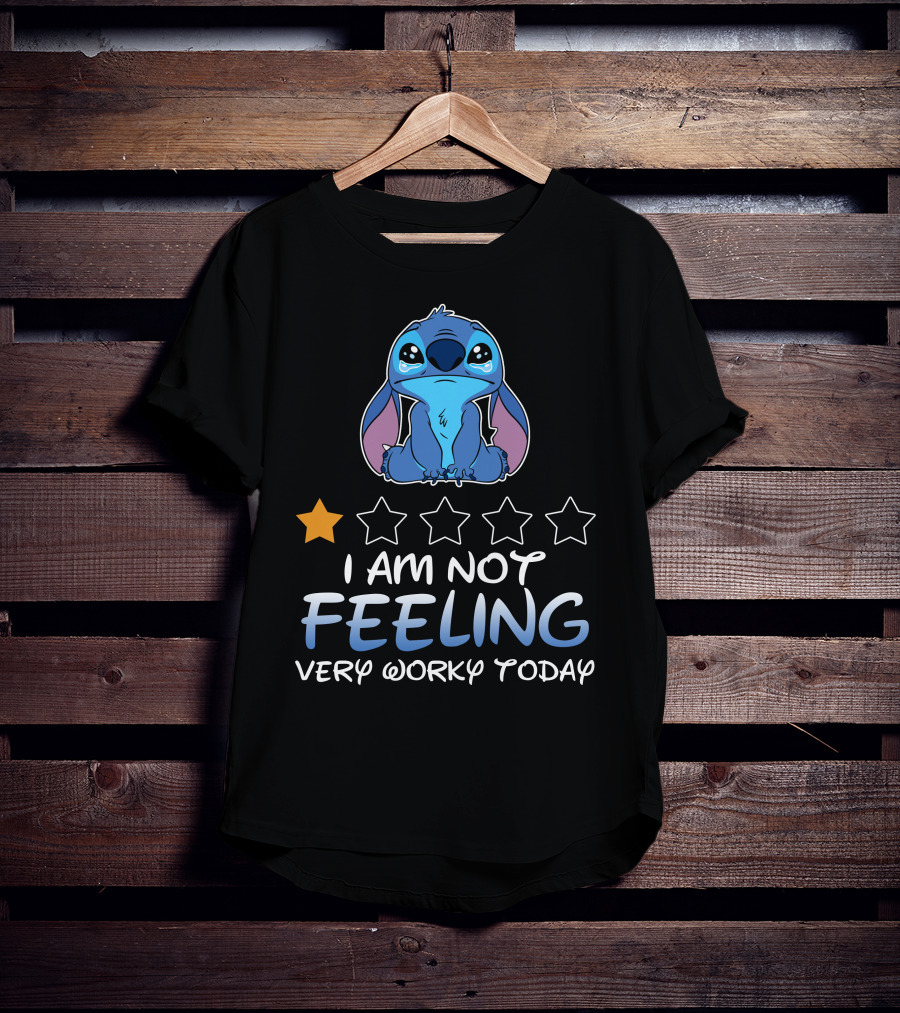 Stitch I Am Not Feeling Very Worky Today T-Shirt
