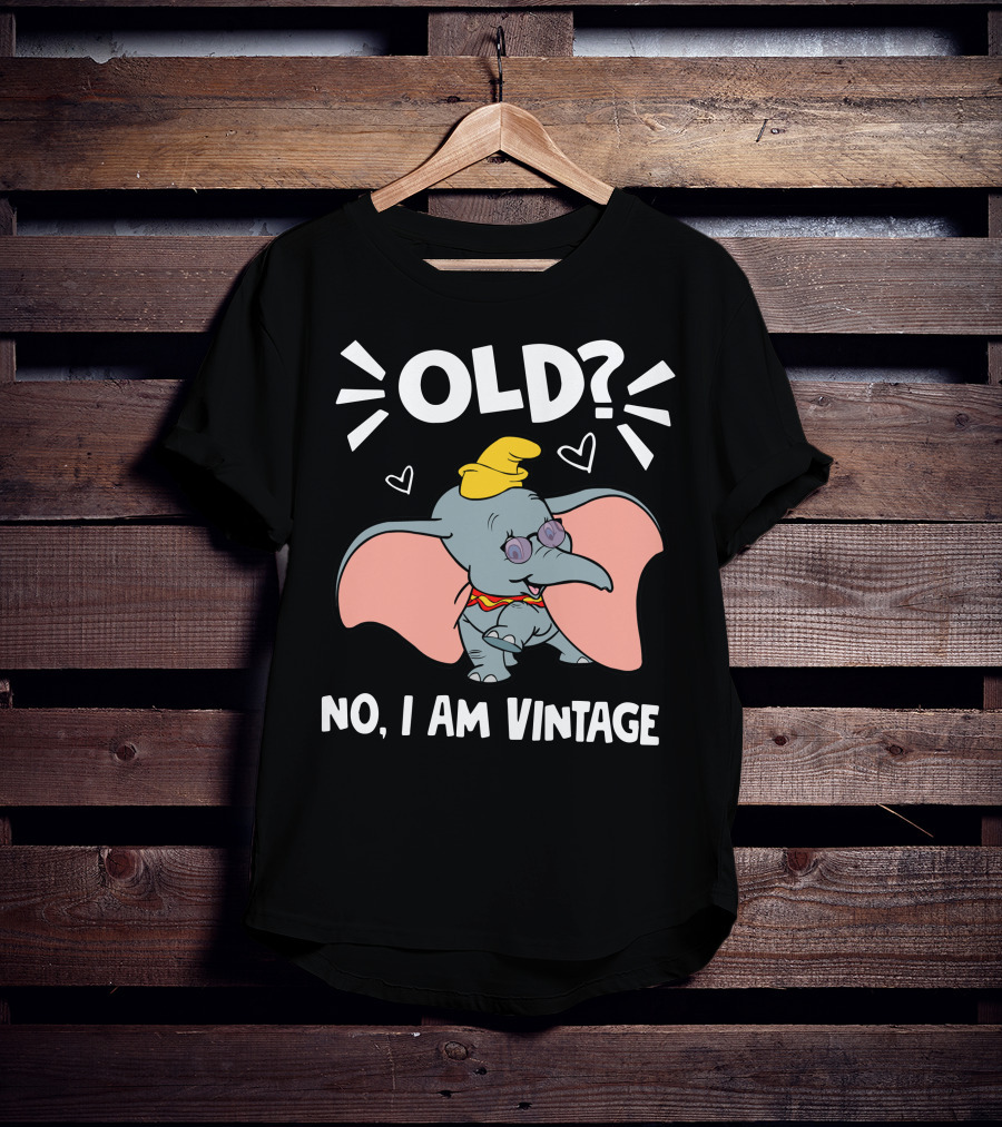 Dumbo Old No I Am Vintage T-Shirt