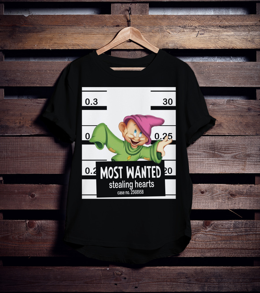 Most Wanted Stealing Hearts Dopey Case No. 2568958 T-Shirt