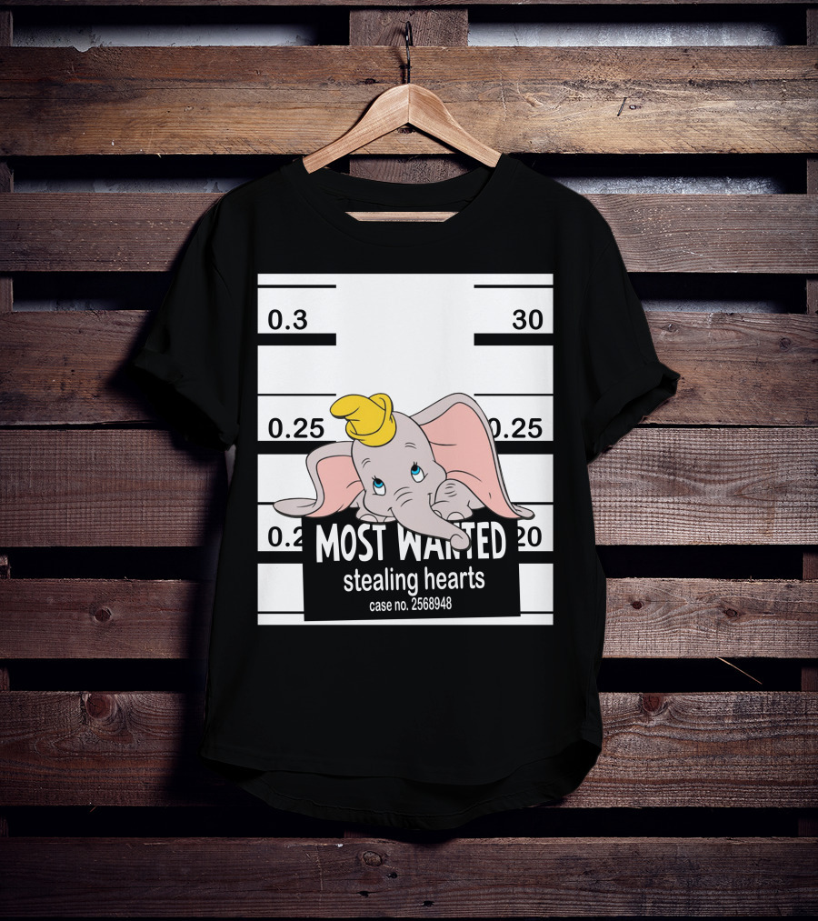 Dumbo Most Wanted Stealing Hearts Case No. 2568948 T-Shirt