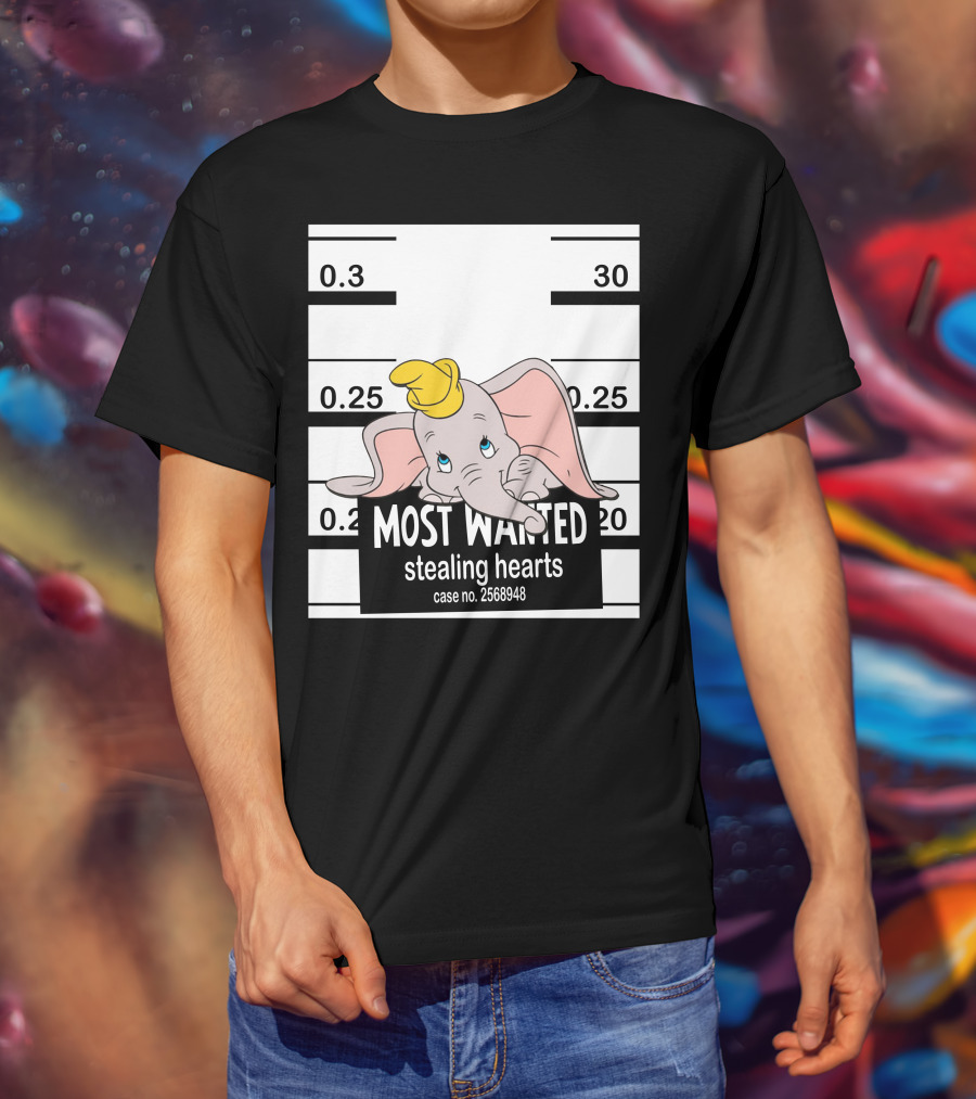 Dumbo Most Wanted Stealing Hearts Case No. 2568948 T-Shirt