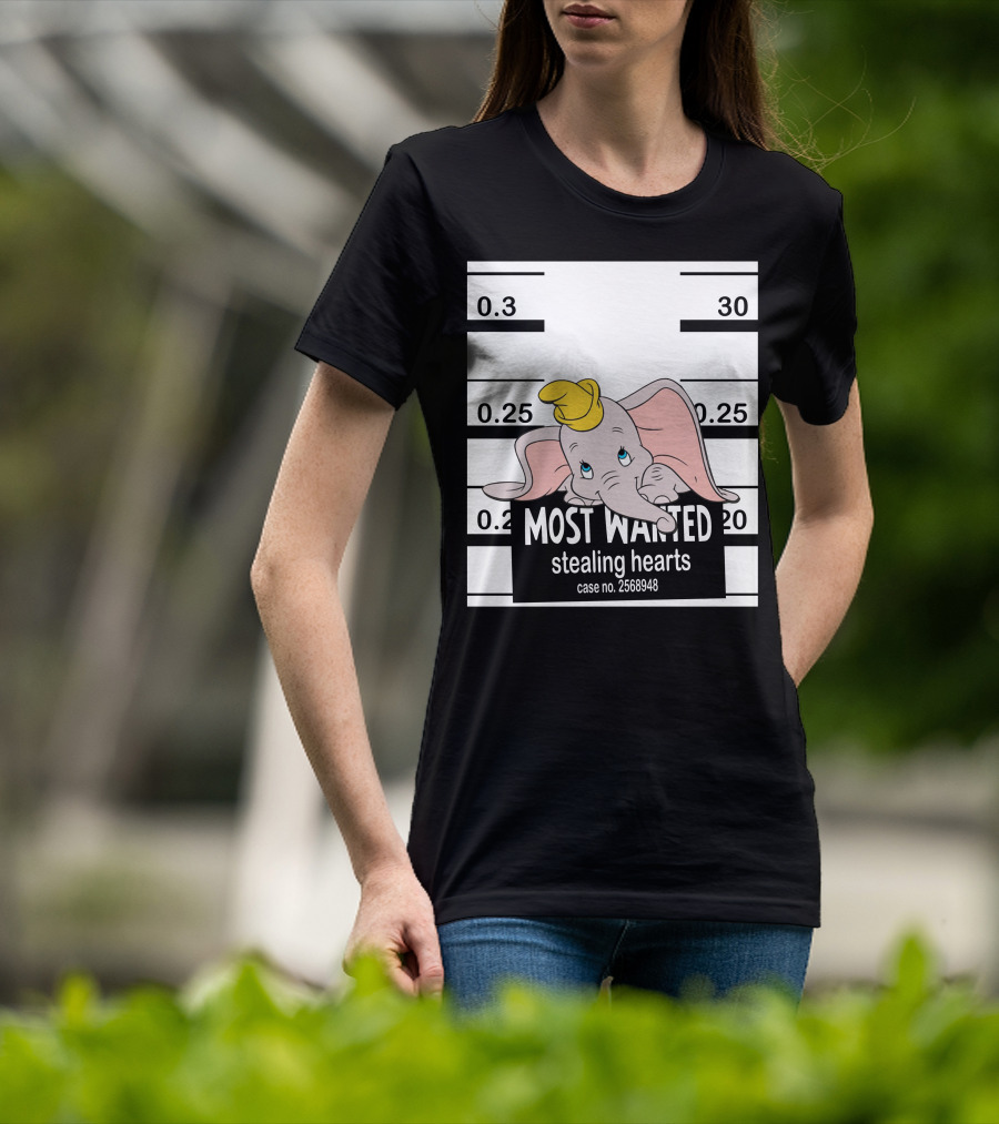 Dumbo Most Wanted Stealing Hearts Case No. 2568948 T-Shirt
