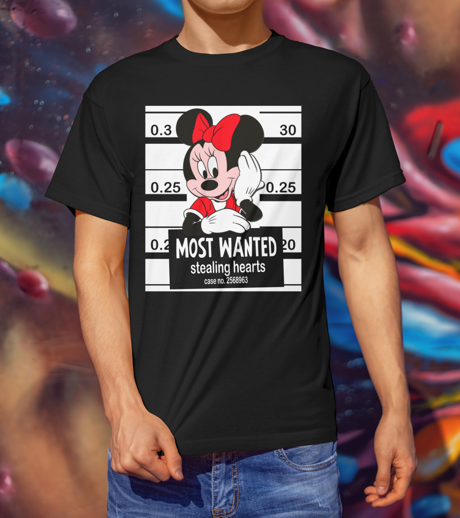 Minnie Most Wanted Stealing Hearts Case No. 2568963 T-Shirt