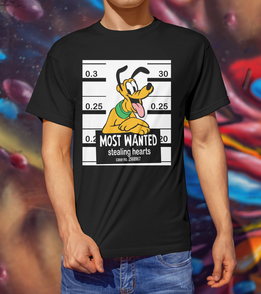 Most Wanted Pluto Stealing Hearts Case No. 2568967 T-Shirt