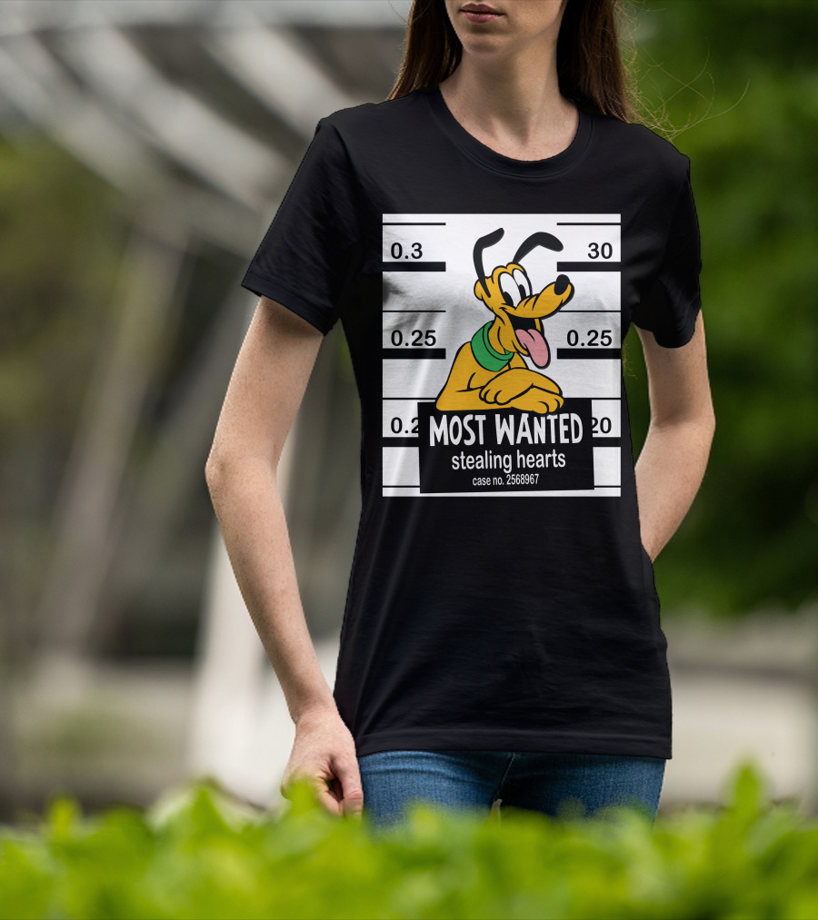 Most Wanted Pluto Stealing Hearts Case No. 2568967 T-Shirt