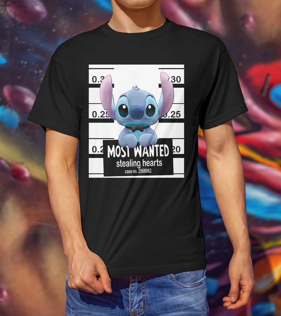 Most Wanted Stealing Hearts Alien Case No. 2568962 T-Shirt