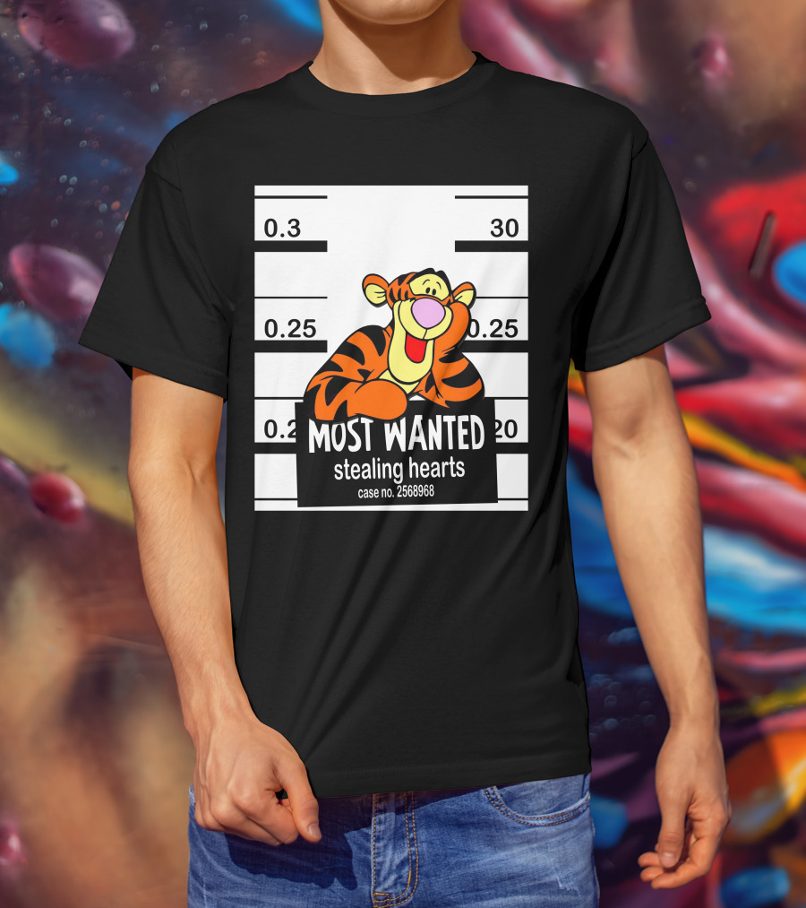 Most Wanted Tigger Stealing Hearts Case No. 2568968 T-Shirt