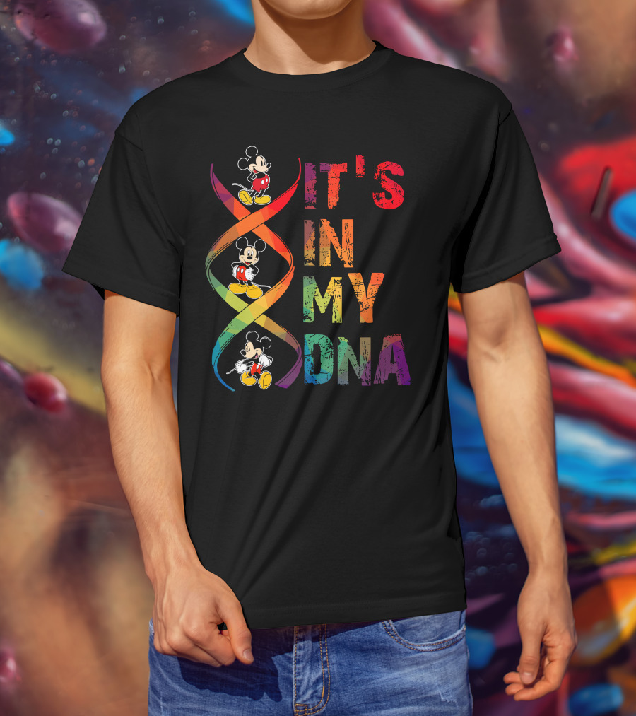 Mickey It's In My Dna T-Shirt