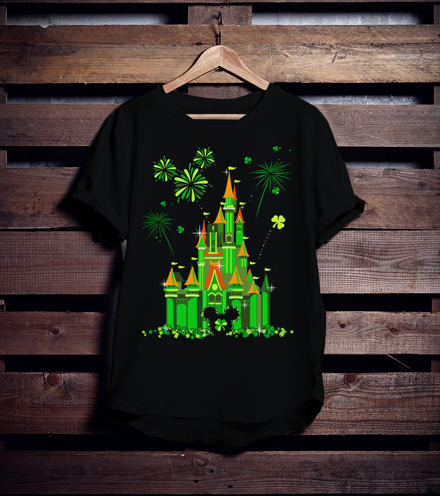 Patrick Castle Shamrock Fireworks T-Shirt