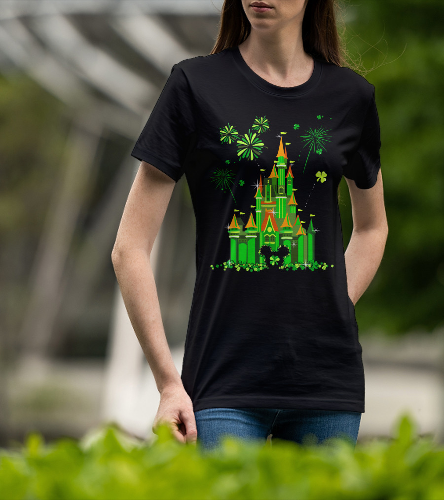 Patrick Castle Shamrock Fireworks T-Shirt