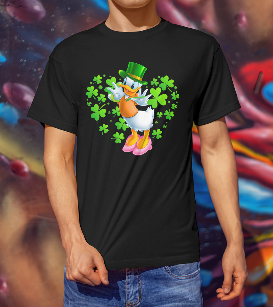 Daisy Duck St. Patrick's Day Shamrock Celebration T-Shirt