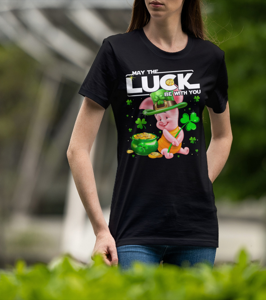 Piglet May The Luck Be With You T-Shirt