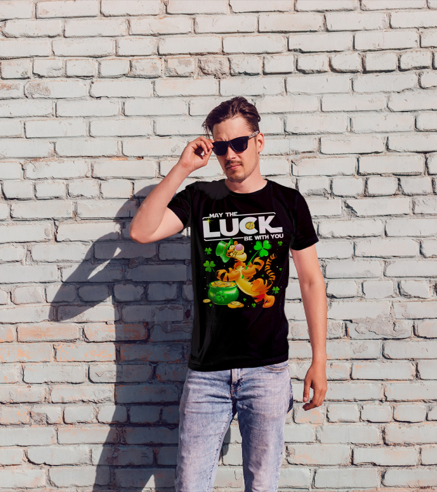 May The Luck Be With You Tigger T-Shirt