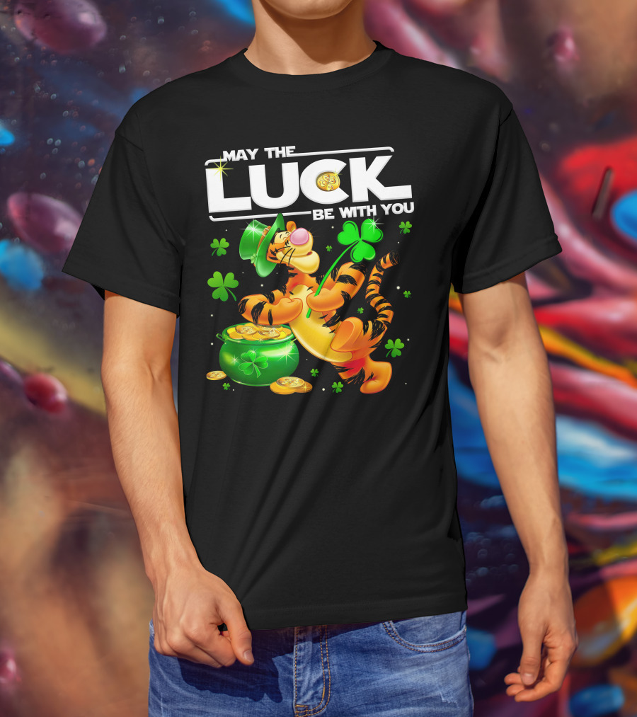 May The Luck Be With You Tigger T-Shirt